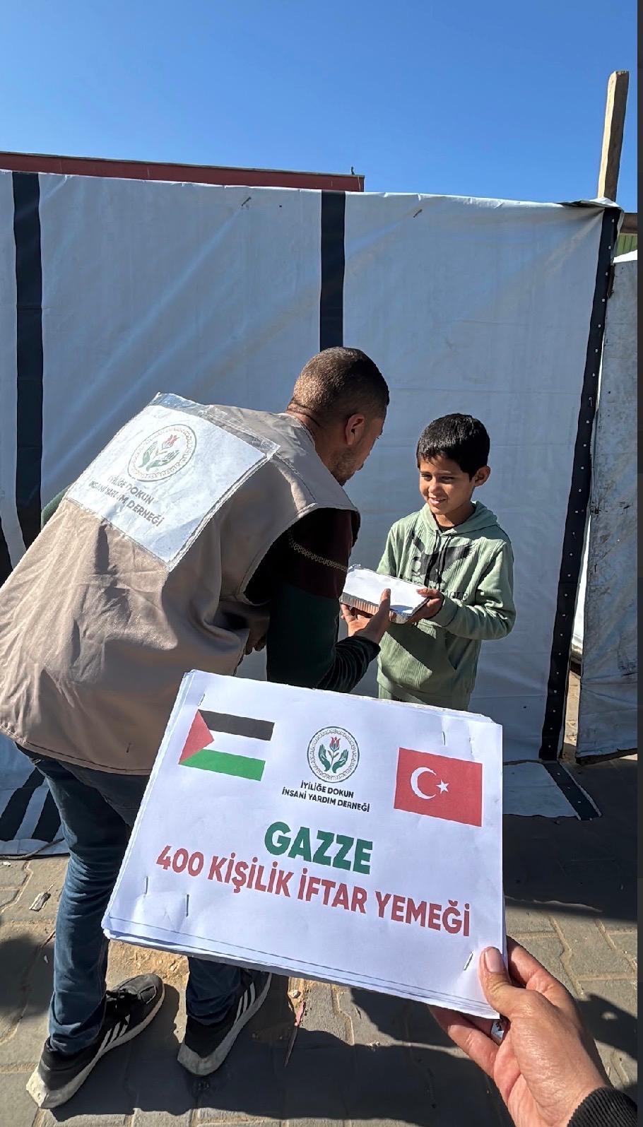 Filistin Gazze Yemek İkramı