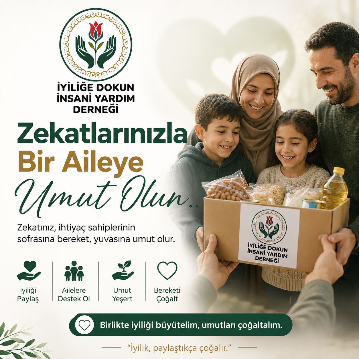 Zekatlarınızla Bir Aileye Umut Olun