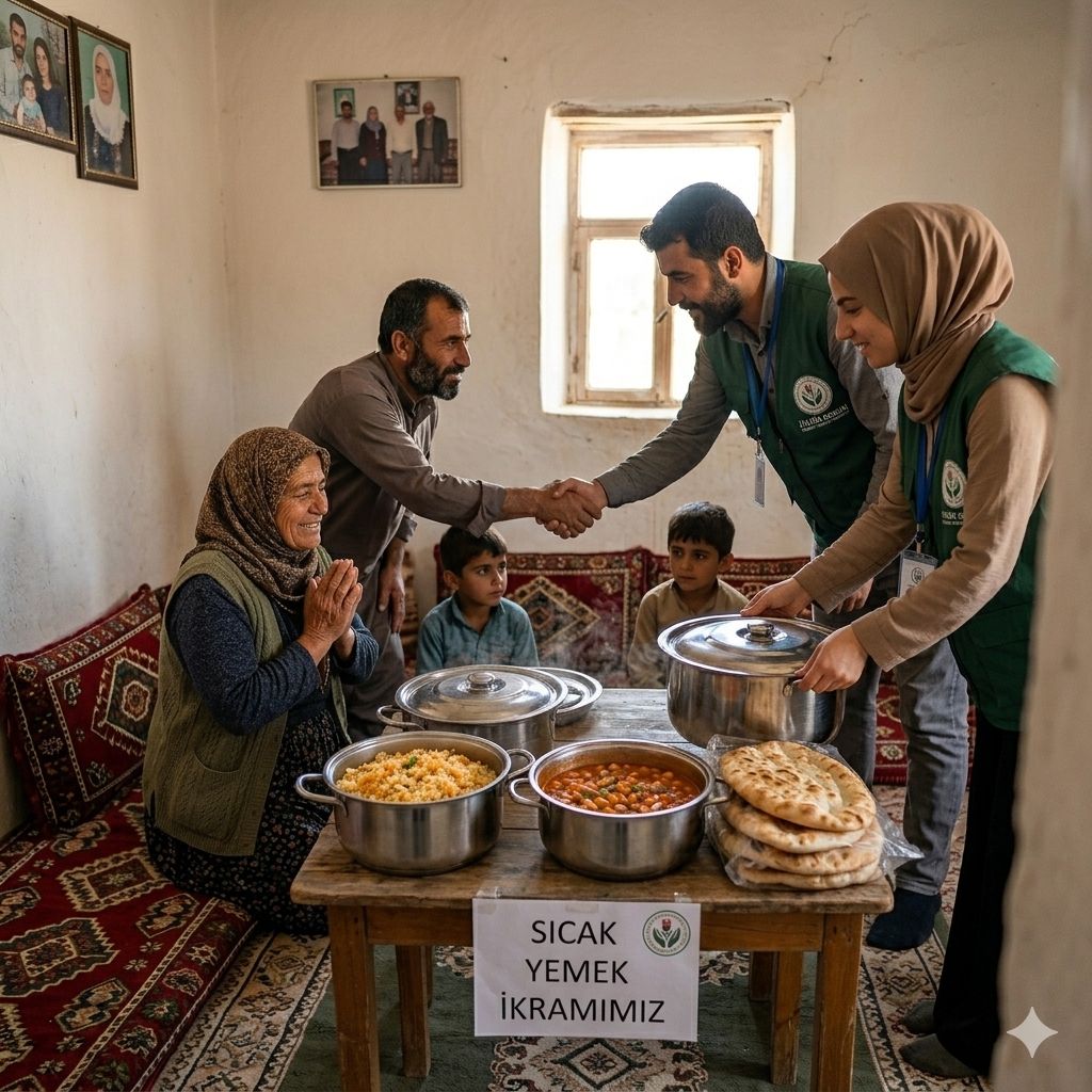 Türkiye’de İhtiyaç Sahibi Ailelere Sıcak Yemek İkramı