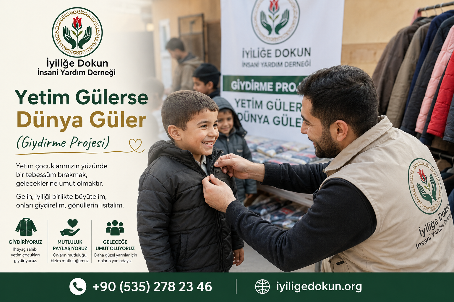 Yetim  Gülerse Dünya Güler (Giydirme projesi)